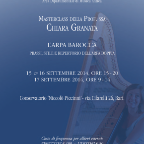 Chiara Granata: master class sull’arpa doppia – Intervista e spunti per un approfondimento