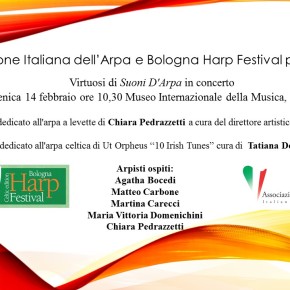 Programma Virtuosi Celtica al Bologna Harp Festival